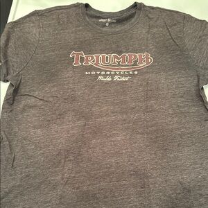 Triumph Motorcycles Men's Grey T-Shirt